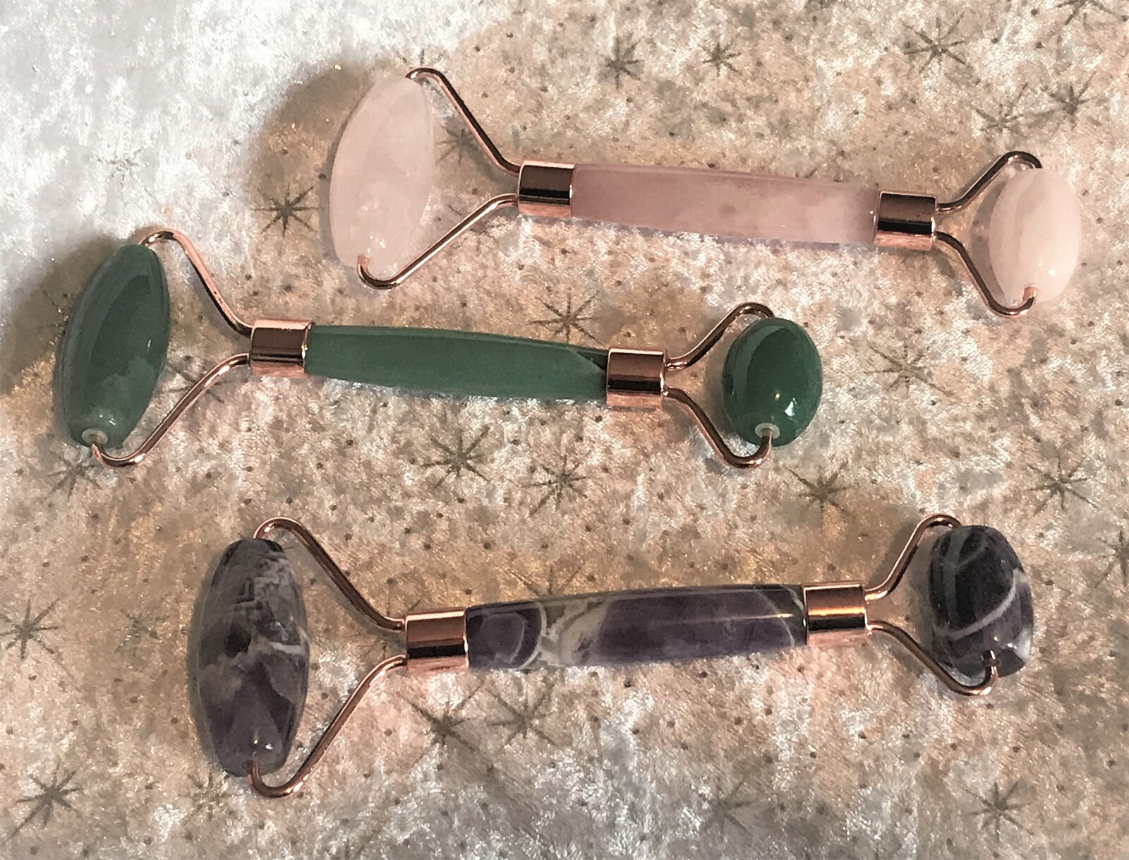 Rolling Crystal Massage Wands