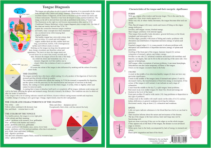 Ayurvedic Tongue Diagnosis Chart