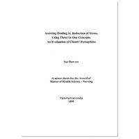 Assisting Healing by Stress Reduction (Thesis)