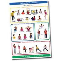 Brain Gym Activities Chart for Children A2 (Sale)