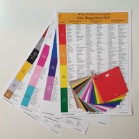 Colour Therapy Reference Chart & Cards Set