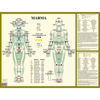 Marma Therapy Wall Chart