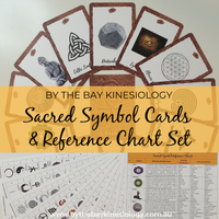 Sacred Symbol Cards & Reference Chart Set