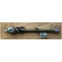 Clear Quartz & Amethyst Healing Wand