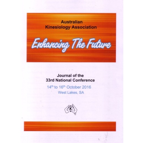 2016 AKA Kinesiology Conference Journal (sale)