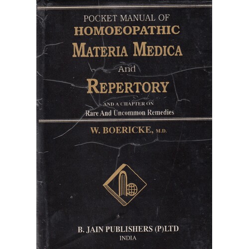 Pocket Manual of Homoeopathic Materia Medica & Repertory (S/H)