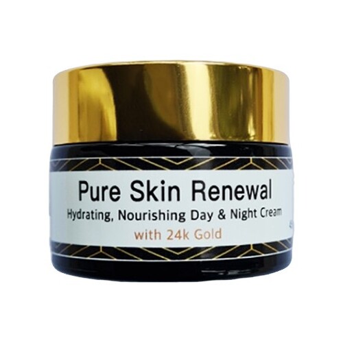 Face Cream with Silver and Gold