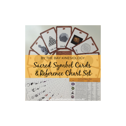Sacred Symbol Cards & Reference Chart Set