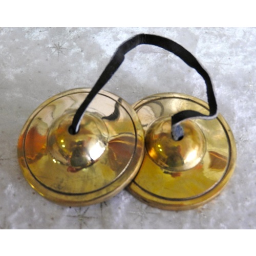 Tibetan Cymbals - Gold - Medium
